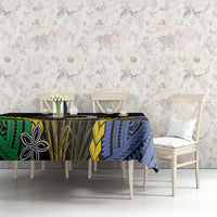 South Sea Islanders And Vanuatu Tablecloth Kanakas Sand Drawing Pattern