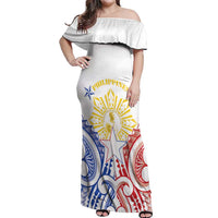 Philippines Off Shoulder Maxi Dress Katipunan Andres Bonifacio