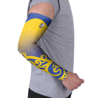 Custom James Cook High School Arm Sleeves Maori Koru Pattern