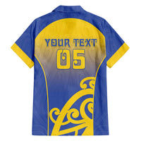 Custom James Cook High School Family Matching Mermaid Dress and Hawaiian Shirt Maori Koru Pattern