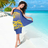 Custom James Cook High School Sarong Maori Koru Pattern