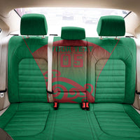 Custom Onehunga High School Back Car Seat Cover Maori Koru Pattern