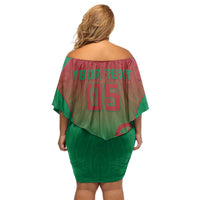 Custom Onehunga High School Family Matching Off Shoulder Short Dress and Hawaiian Shirt Maori Koru Pattern LT05 - Polynesian Pride