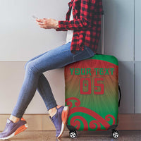 Custom Onehunga High School Luggage Cover Maori Koru Pattern