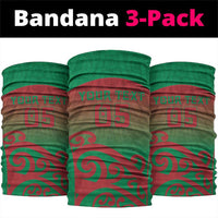 Custom Onehunga High School Neck Gaiter Maori Koru Pattern