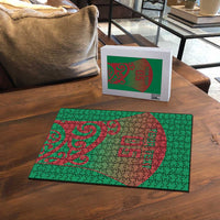Custom Onehunga High School Puzzle Maori Koru Pattern