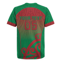 Custom Onehunga High School Rugby Jersey Maori Koru Pattern