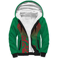 Custom Onehunga High School Sherpa Hoodie Maori Koru Pattern