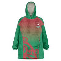 Custom Onehunga High School Wearable Blanket Hoodie Maori Koru Pattern