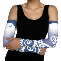 Custom New Zealand Aotea College Arm Sleeves Maori Koru Pattern