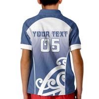 Custom New Zealand Aotea College Kid Polo Shirt Maori Koru Pattern LT05 - Polynesian Pride
