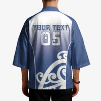 Custom New Zealand Aotea College Kimono Maori Koru Pattern