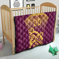 Custom Waiuku College Quilt Maori Koru Pattern