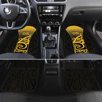 Custom Motueka High School Car Mats Maori Koru Pattern