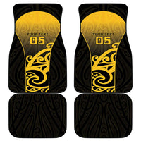 Custom Motueka High School Car Mats Maori Koru Pattern