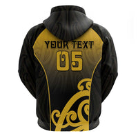 Custom Motueka High School Hoodie Maori Koru Pattern