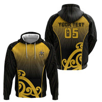 Custom Motueka High School Hoodie Maori Koru Pattern