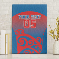 Custom St Joseph's Maori Girls' College Canvas Wall Art Maori Koru Pattern