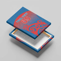 Custom St Joseph's Maori Girls' College Canvas Wall Art Maori Koru Pattern