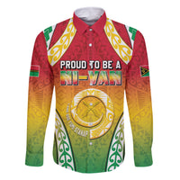 Personalised Vanuatu Family Matching Tank Maxi Dress and Hawaiian Shirt Proud To Be A Ni-Van With Tribal Pattern
