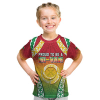 Personalised Vanuatu Kid T Shirt Proud To Be A Ni-Van With Tribal Pattern LT05 Reggae - Polynesian Pride