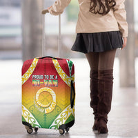Vanuatu Luggage Cover Proud To Be A Ni-Van With Tribal Pattern LT05 - Polynesian Pride