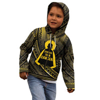 Personalised Polynesia Childhood Cancer Awareness Kid Hoodie You Are Stronger Than Cancer
