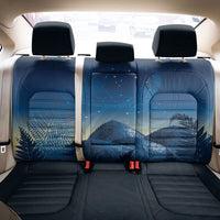 New Zealand Matariki Back Car Seat Cover Maori Waka With Silver Fern LT05 - Polynesian Pride