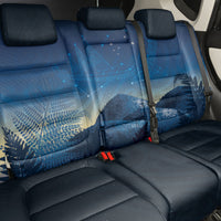 New Zealand Matariki Back Car Seat Cover Maori Waka With Silver Fern LT05 - Polynesian Pride