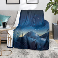 New Zealand Matariki Blanket Maori Waka With Silver Fern LT05 - Polynesian Pride