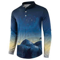 New Zealand Matariki Button Sweatshirt Maori Waka With Silver Fern LT05 - Polynesian Pride