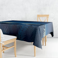 New Zealand Matariki Tablecloth Maori Waka With Silver Fern LT05 - Polynesian Pride