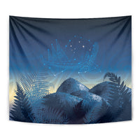 New Zealand Matariki Tapestry Maori Waka With Silver Fern LT05 - Polynesian Pride