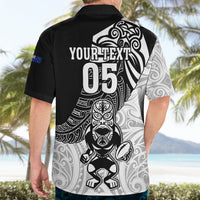 Custom New Zealand Fern Rugby Hawaiian Shirt World Cup 2023 Go Aotearoa Maori Pattern LT05 - Polynesian Pride