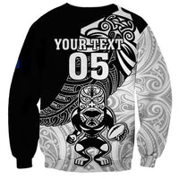 Custom New Zealand Fern Rugby Sweatshirt World Cup 2023 Go Aotearoa Maori Pattern LT05 - Polynesian Pride