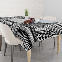 Polynesian Tattoo Inspired Cosplay Costume Tablecloth Tribal Warrior White - Polynesian Pride