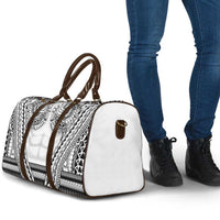 Polynesian Tattoo Inspired Cosplay Costume Travel Bag Tribal Warrior White - Polynesian Pride