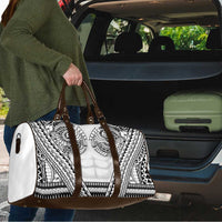 Polynesian Tattoo Inspired Cosplay Costume Travel Bag Tribal Warrior White - Polynesian Pride