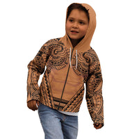 Polynesian Tattoo Inspired Cosplay Costume Kid Hoodie Tribal Warrior LT05 - Polynesian Pride