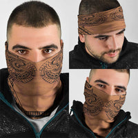 Polynesian Tattoo Inspired Cosplay Costume Neck Gaiter Tribal Warrior - Polynesian Pride
