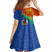 personalized-tafea-day-kid-short-sleeve-dress-sand-drawing-vanuatuan-pattern