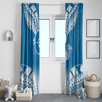 FSM Yap Constitution Day Window Curtain Polynesian Batoids LT05 - Polynesian Pride