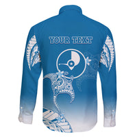Personalised FSM Yap Constitution Day Family Matching Puletasi Dress and Hawaiian Shirt Polynesian Batoids LT05 - Polynesian Pride