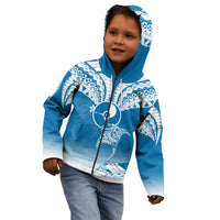 Personalised FSM Yap Constitution Day Kid Hoodie Polynesian Batoids LT05 - Polynesian Pride