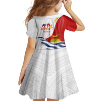 Personalised Kiribati Human Rights Day Family Matching Long Sleeve Bodycon Dress and Hawaiian Shirt Polynesian Style LT05 - Polynesian Pride