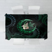 Polynesia Tablecloth With Islam Crescent And Star LT05 Green - Polynesian Pride