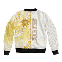 Personalised Polynesia Bomber Jacket Bahai Faith Symbol LT05 - Polynesian Pride