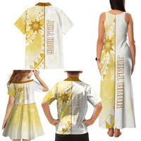 Personalised Polynesia Family Matching Tank Maxi Dress and Hawaiian Shirt Bahai Faith Symbol LT05 - Polynesian Pride