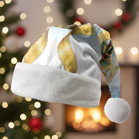 Fiji Christmas Santa Hat Snow Globe With Fijian Santa - Polynesian Pride