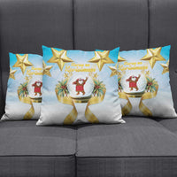 Fiji Christmas Pillow Cover Snow Globe With Fijian Santa LT05